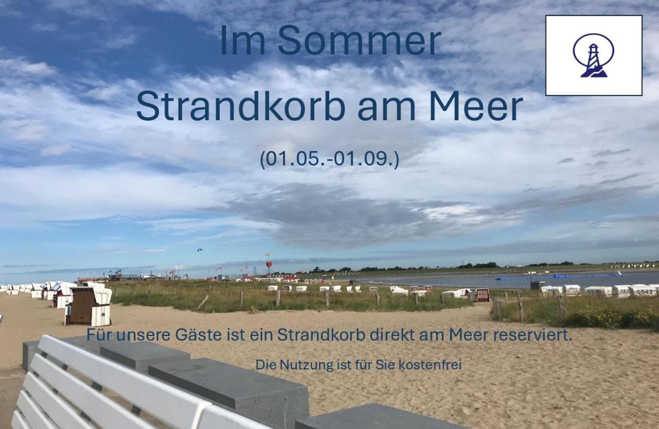 Ferienwohnung Ritthoff Perlebucht - Mit Strandkorb Am Meer Und Kostenloser Eintritt Ins Schwimmbad Büsum Eksteriør billede